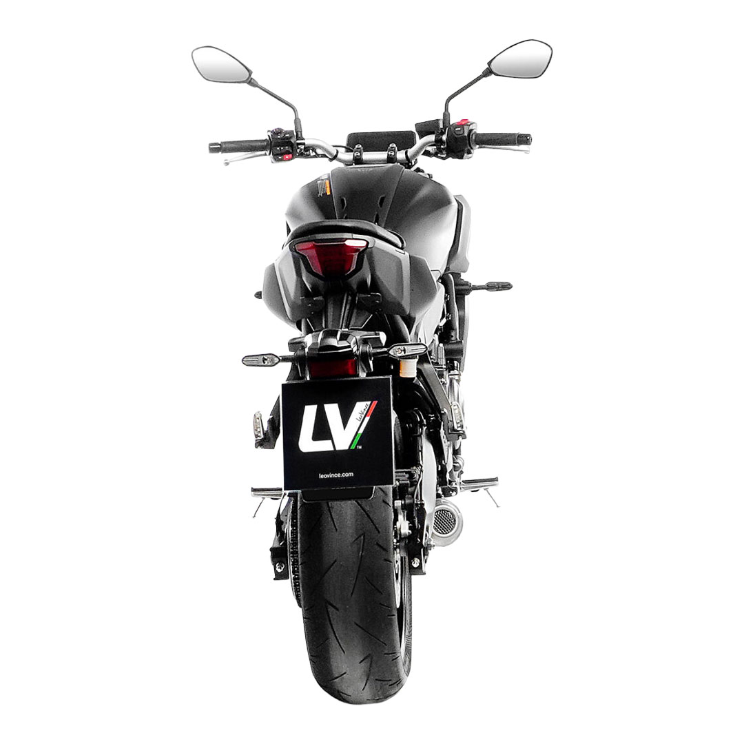 LeoVince LV-10 Black celoten izpušni sistem 15272BU