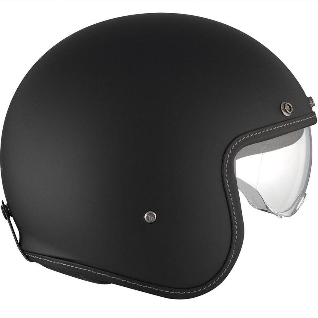 Zunanjost čelade Mt Helmets Le Mans 2 SV poudarek na umetnem usnju