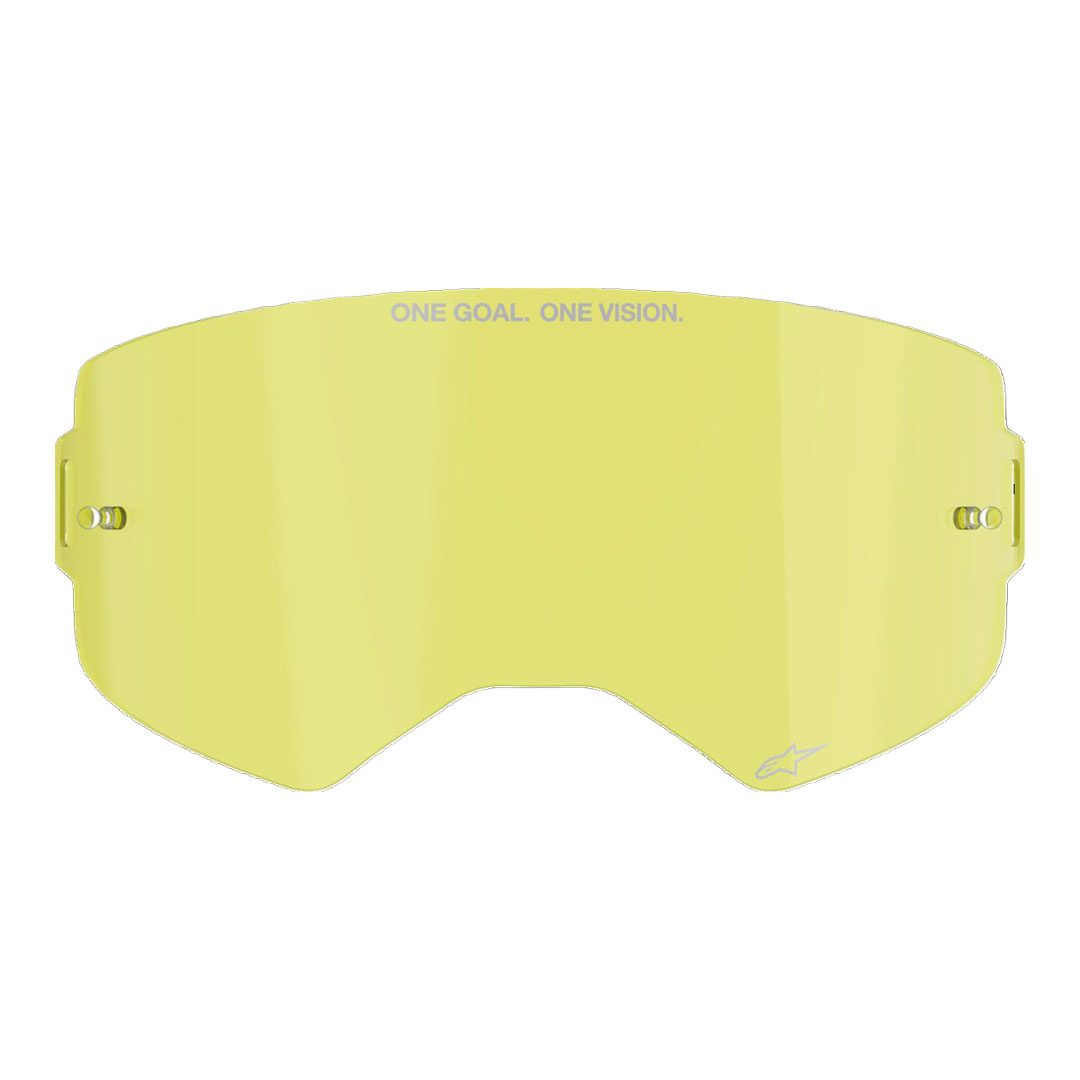 Rezervna leča Alpinestars Supertech Goggle rumena – proti rosenju