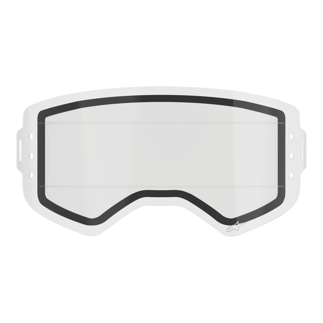 Zamjenska leća Alpinestars Supertech Wide Vision Roll-Off Dual Pane prozirna