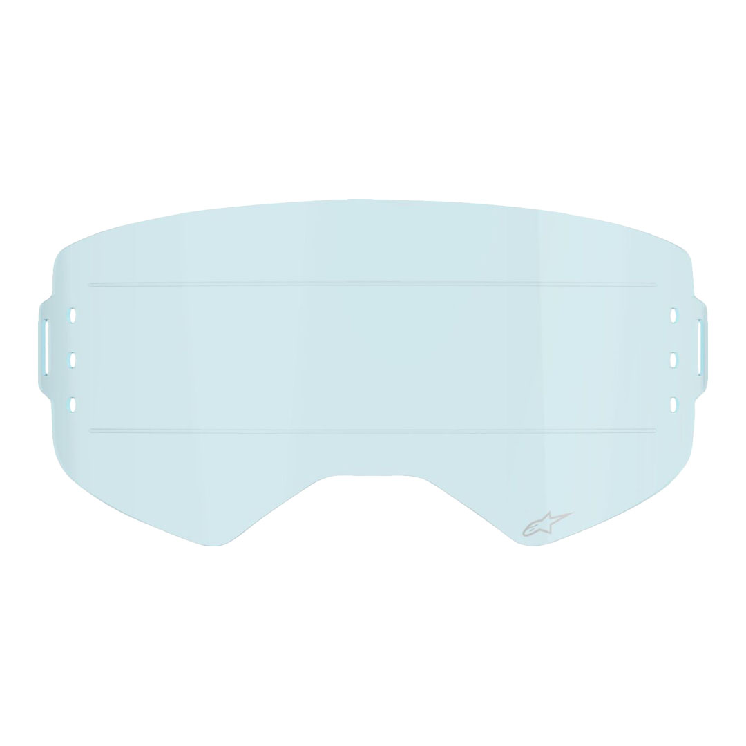 Rezervno staklo Alpinestars Supertech Wide Vision Roll-Off plavo