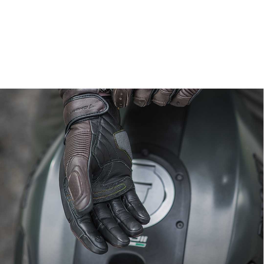 Moto rukavice Shima Blake smeđe