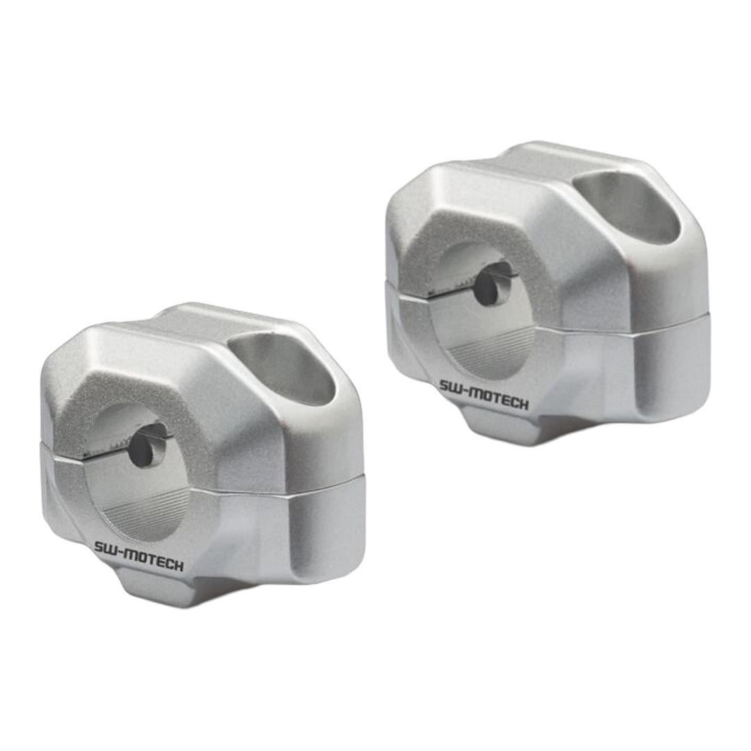 SW-MOTECH srebrni dvig krmila 15 mm za 22 mm krmilo