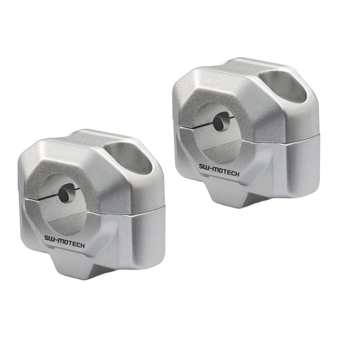 SW-MOTECH srebrni dvig krmila 20 mm za 22 mm krmilo