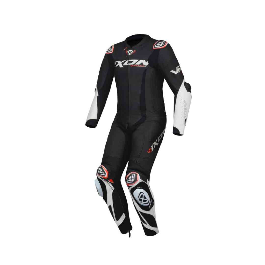 Ixon Vortex 3 Enodelni Motoristični Usnjeni Kombinezon - Poglej strani kombinezona z zaščitnimi vložki.