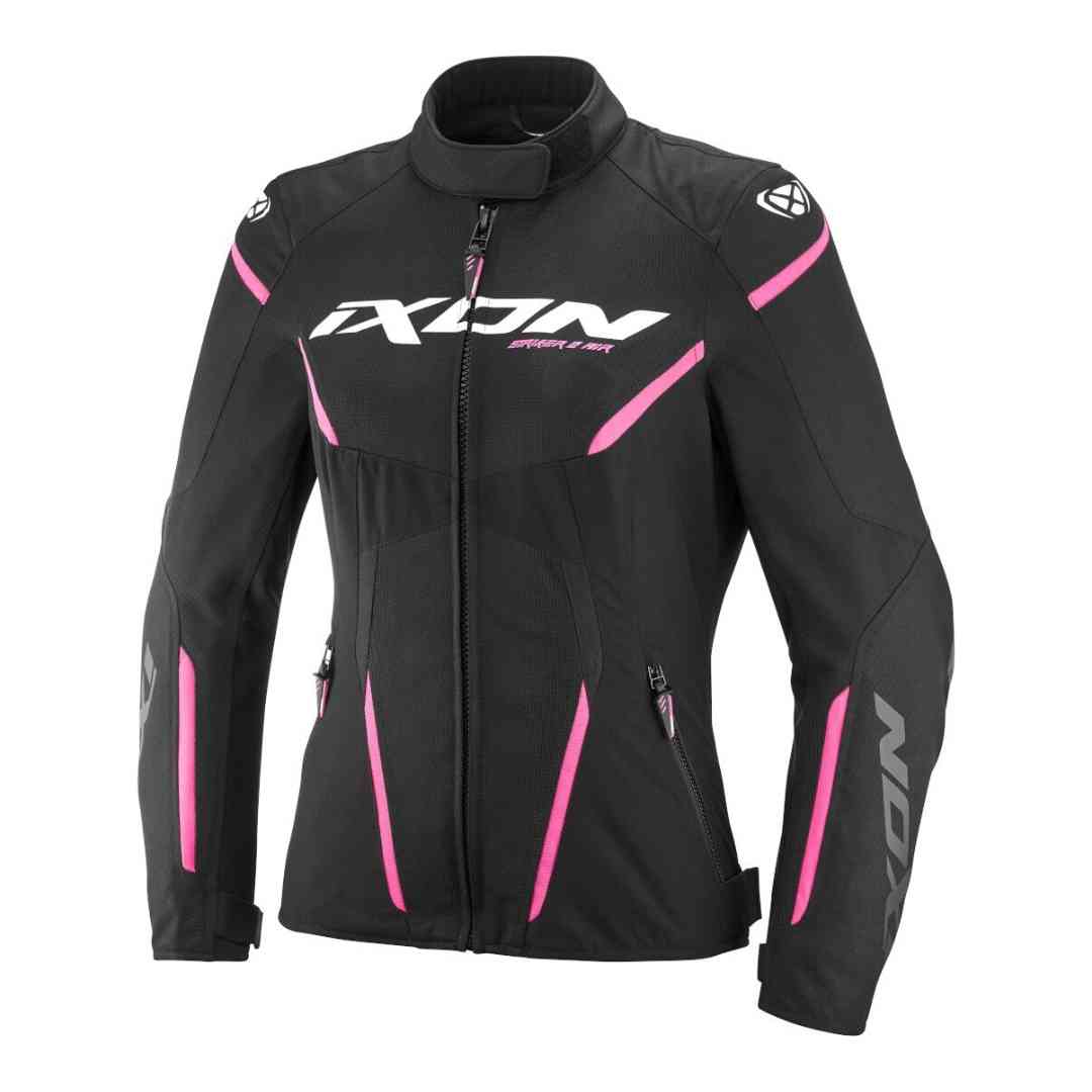 Ixon Striker 2 Air WP jakna - sprednji pogled na črno/roza zasnovo