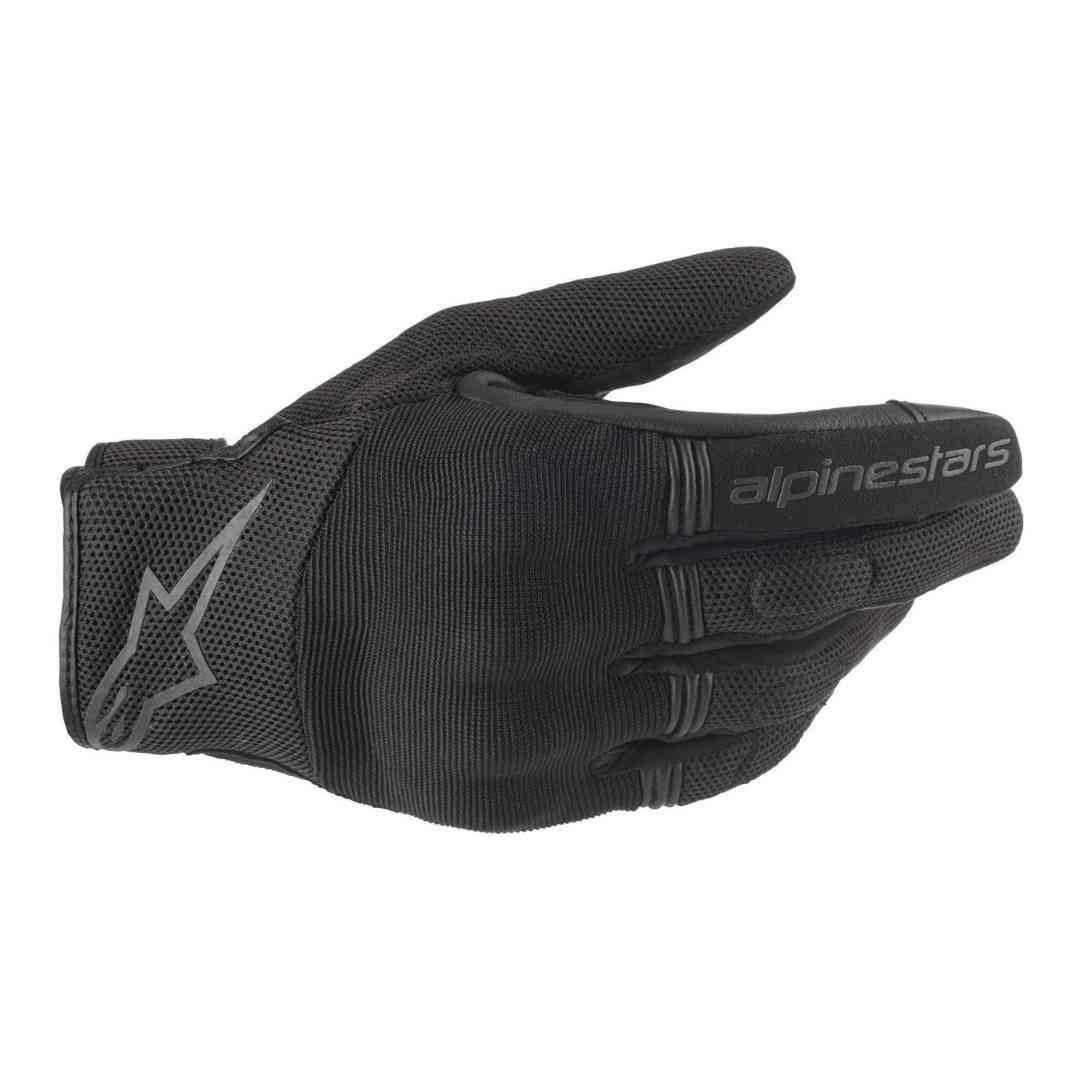 Alpinestars Stella Copper črne ženske motoristične rokavice – pogled od zgoraj