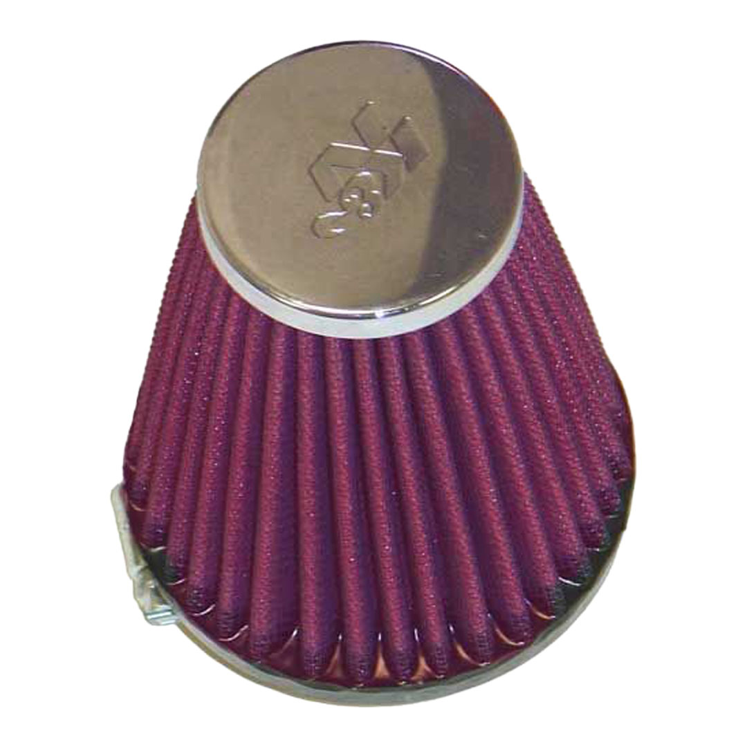 K&N univerzalni zračni filter 54 mm (črn)