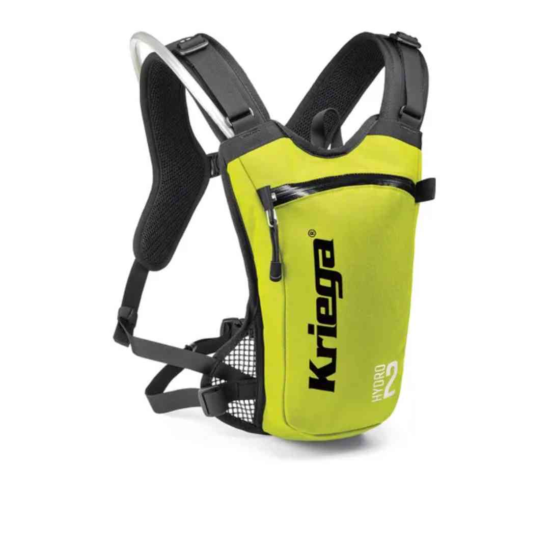 Kriega Hydro-2 nahrbtnik v fluo barvi – pogled od zadaj