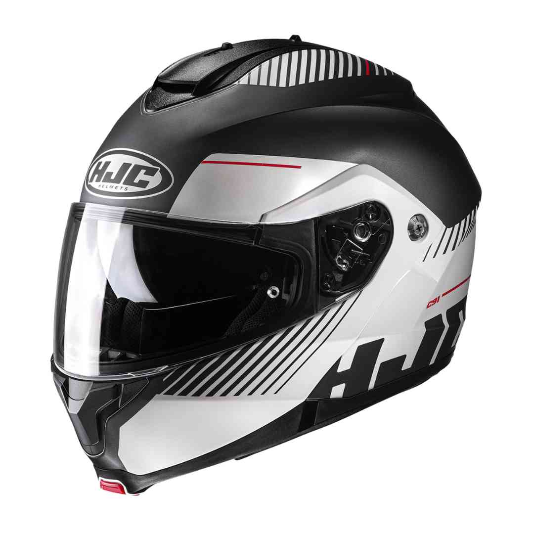 HJC C91 Flip-Up čelada – mat črno-siva