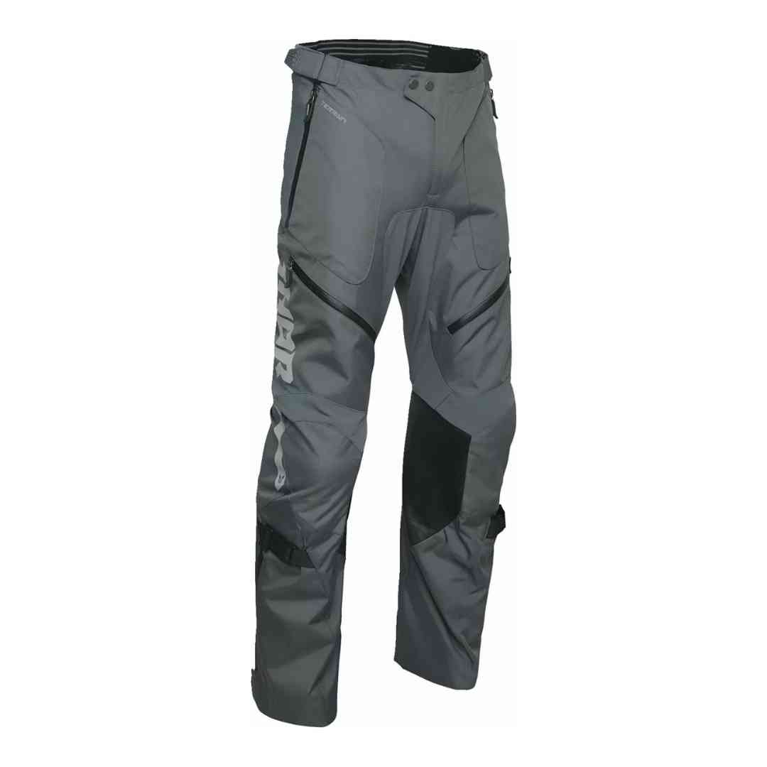 Thor Terrain charcoal motokros hlače – pogled s strani