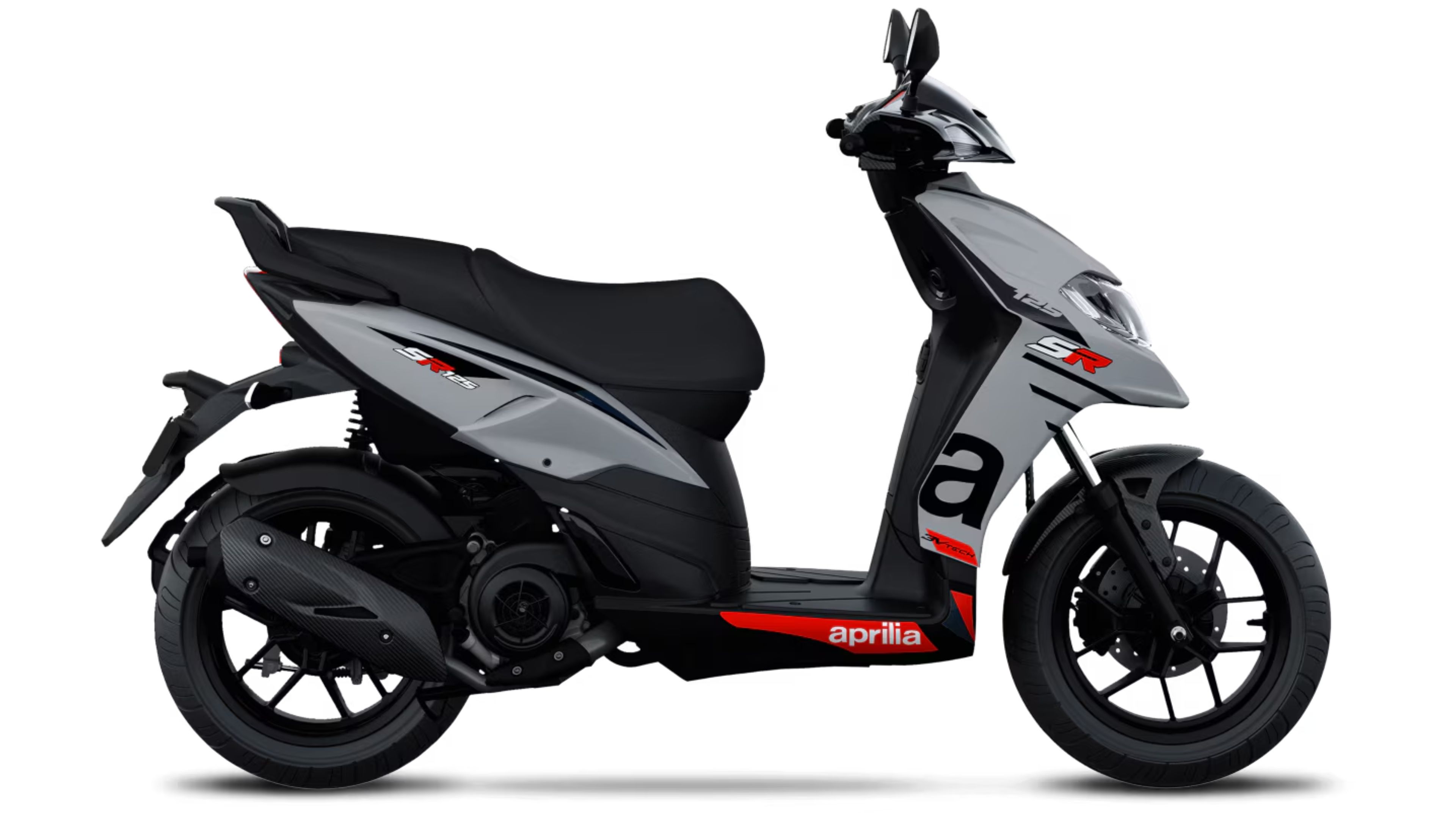 Aprilia SR 125 – pogled z boka z LED zadnjimi lučmi
