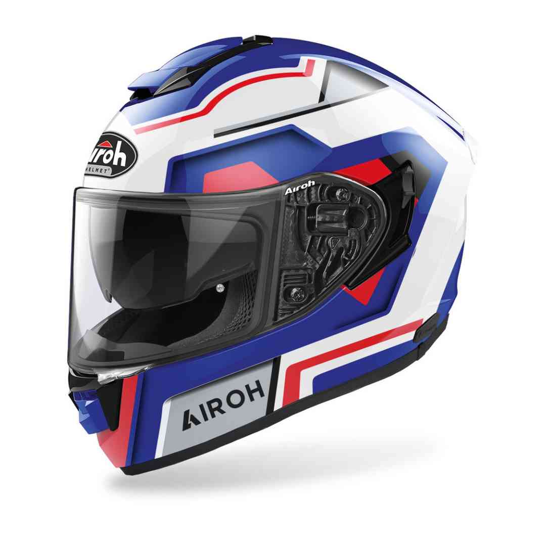 Airoh ST.501 Square belo modro crvena – sportski dizajn