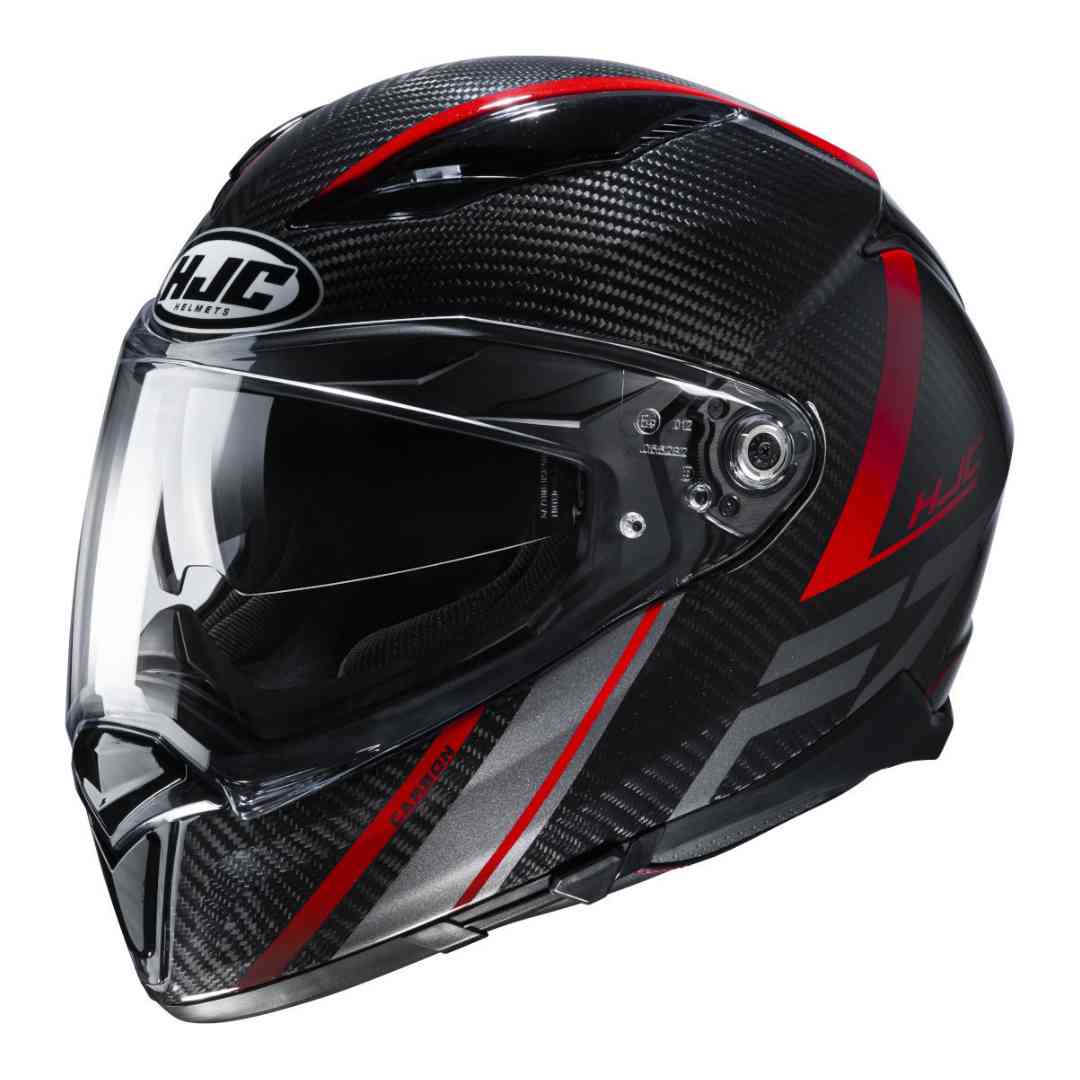 HJC F70 Carbon Eston kaciga crno crvena