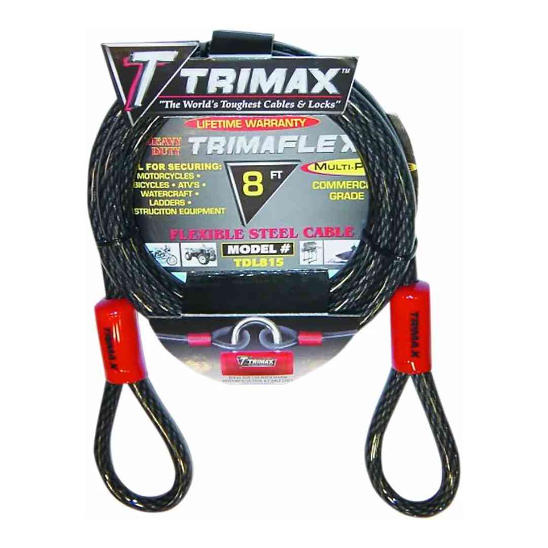 Trimaflex™ Max Security pleteni kabel v črni barvi