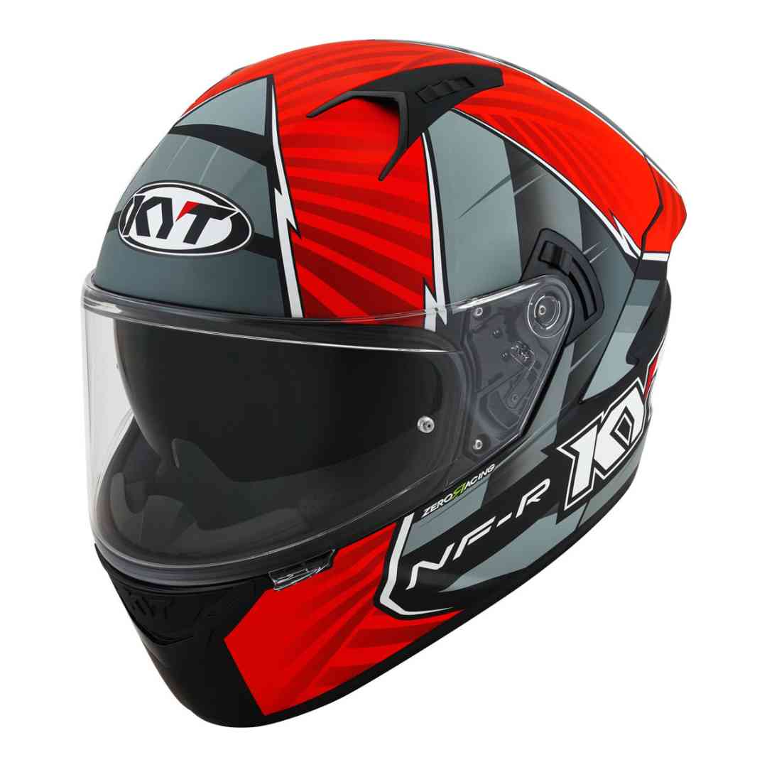 KYT NF-R Xavi Fores Replica kaciga crno crvena