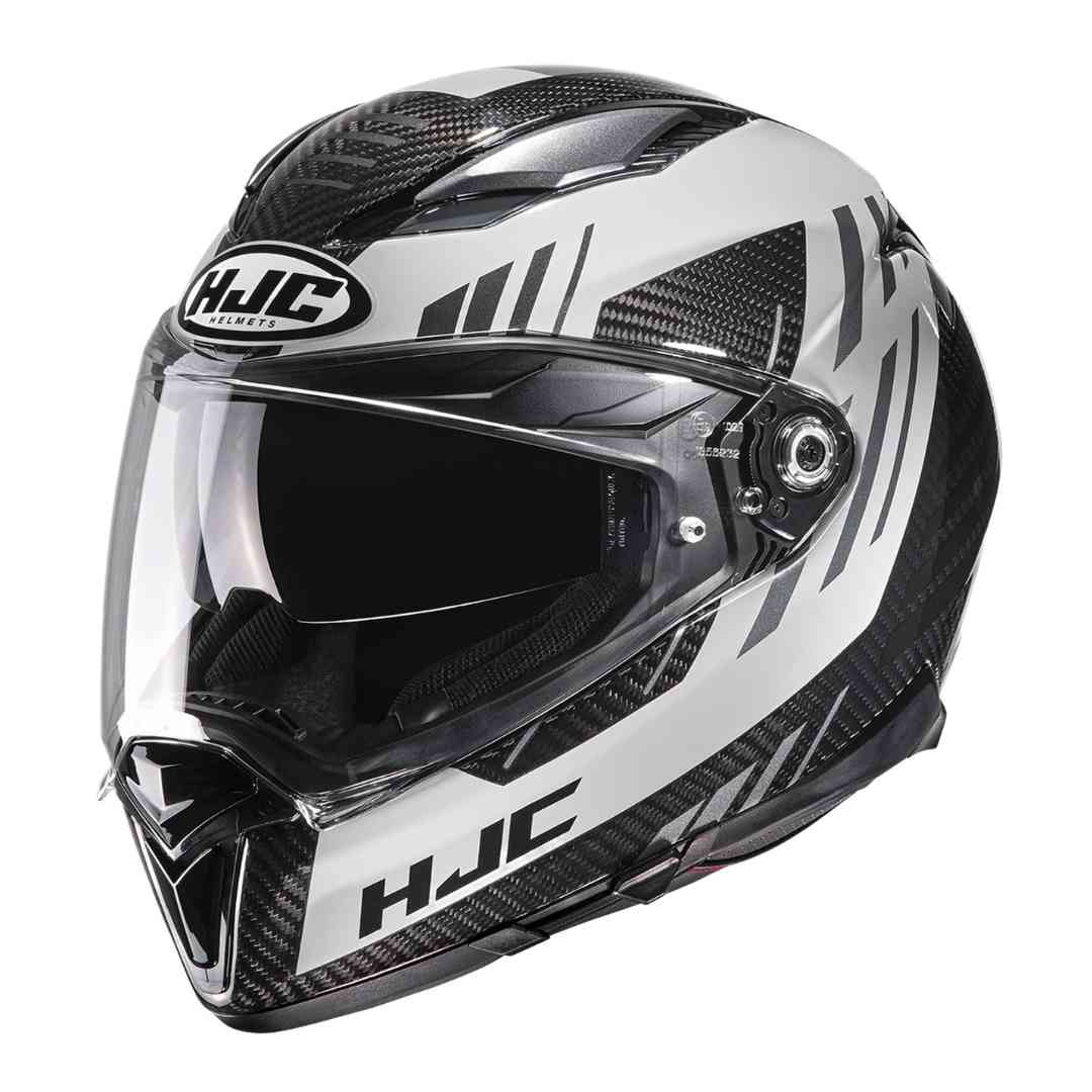 HJC F70 Carbon Kesta čelada s sivo-črnim karbonskim izgledom