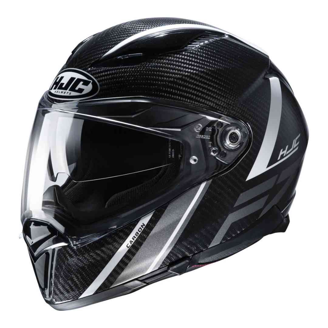 HJC F70 Carbon Eston kaciga crno sivo bijela