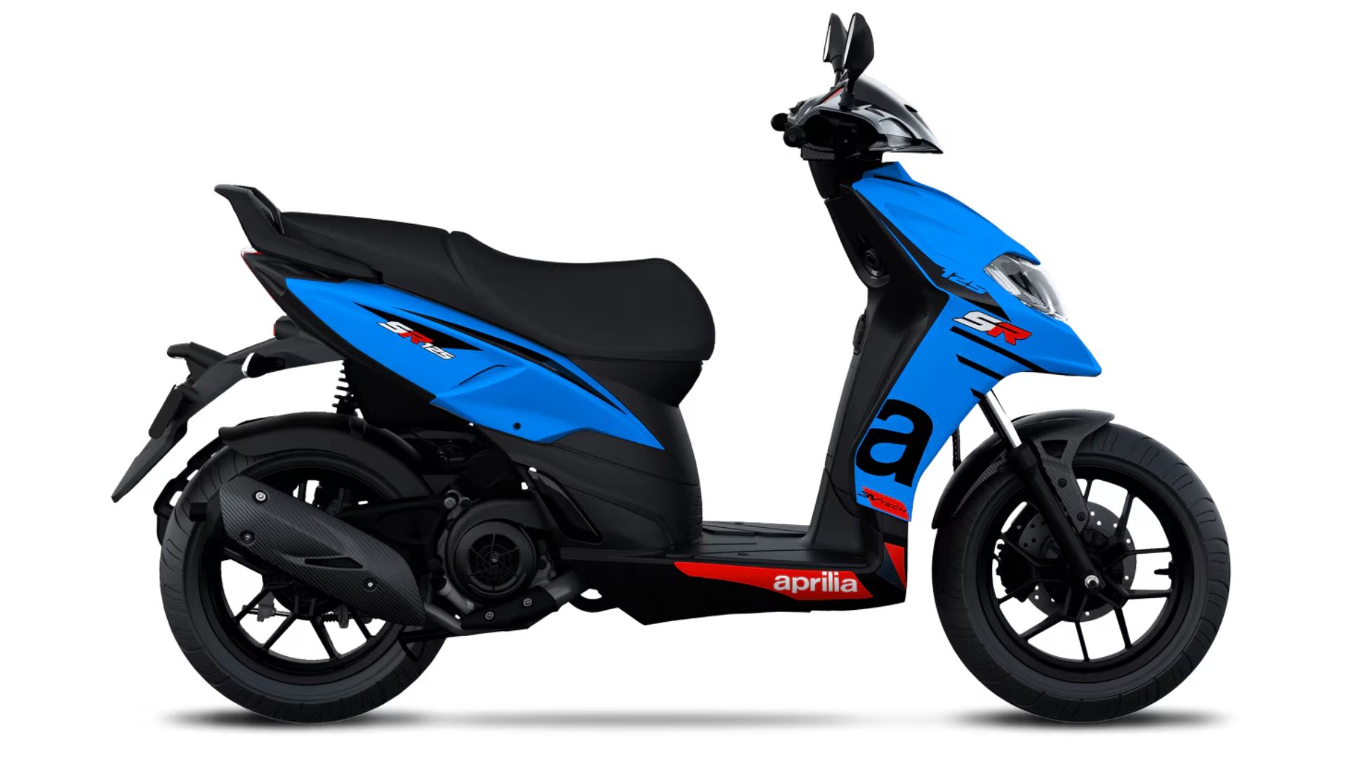 Aprilia SR 125 – pogled z boka z LED zadnjimi lučmi