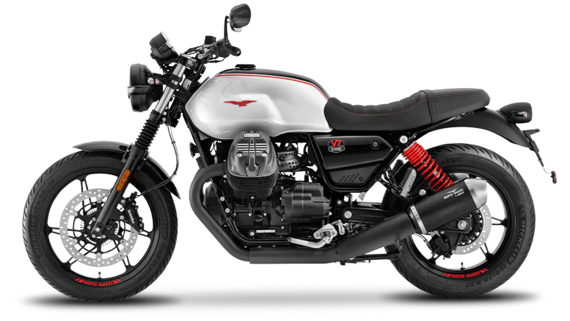 Moto Guzzi V7 Stone Ten – pogled od strani