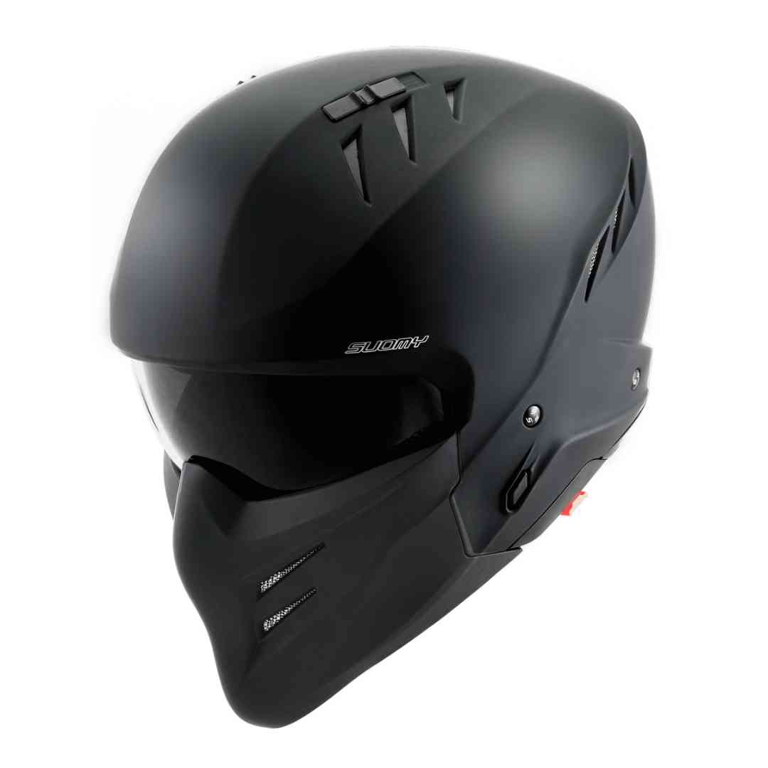 Suomy Armor Plain Jet kaciga mat crna – futuristička motoristička kaciga