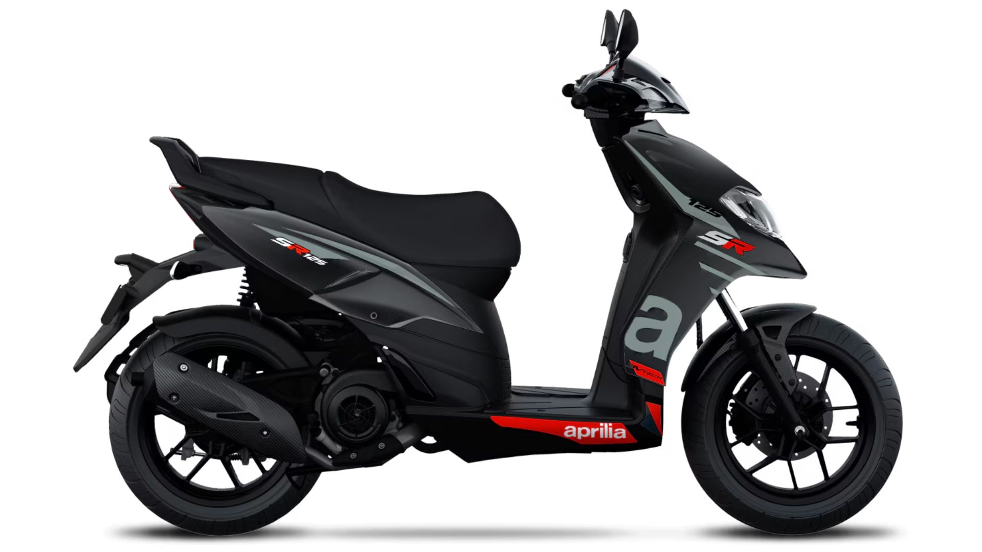 Aprilia SR 125 – pogled z boka z LED zadnjimi lučmi