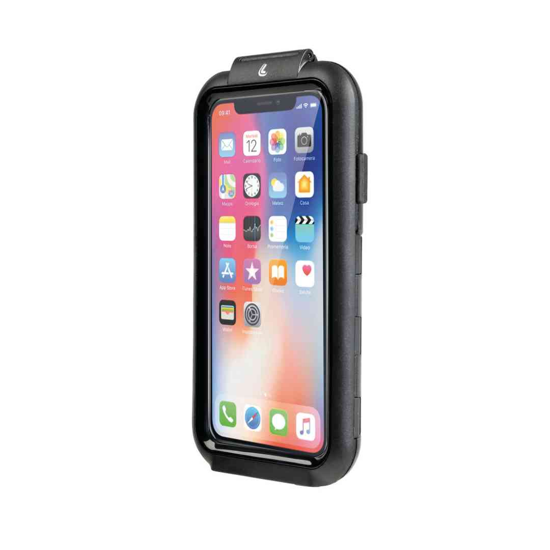 Optiline ovitek za iPhone X – prednji pogled z zaščitnim slojem