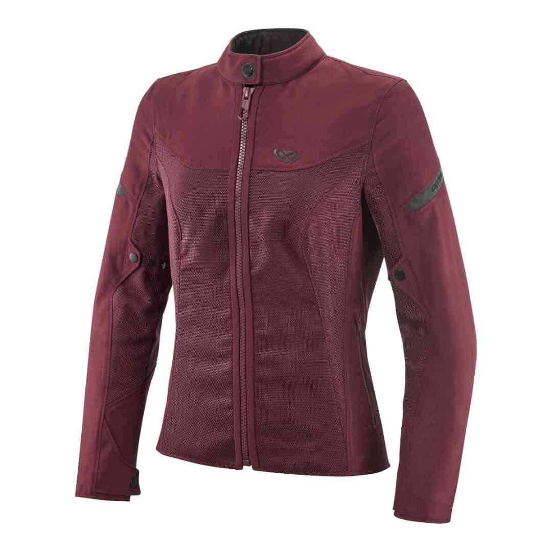 Ixon Fresh bordo rdeča ženska jakna – pogled spredaj