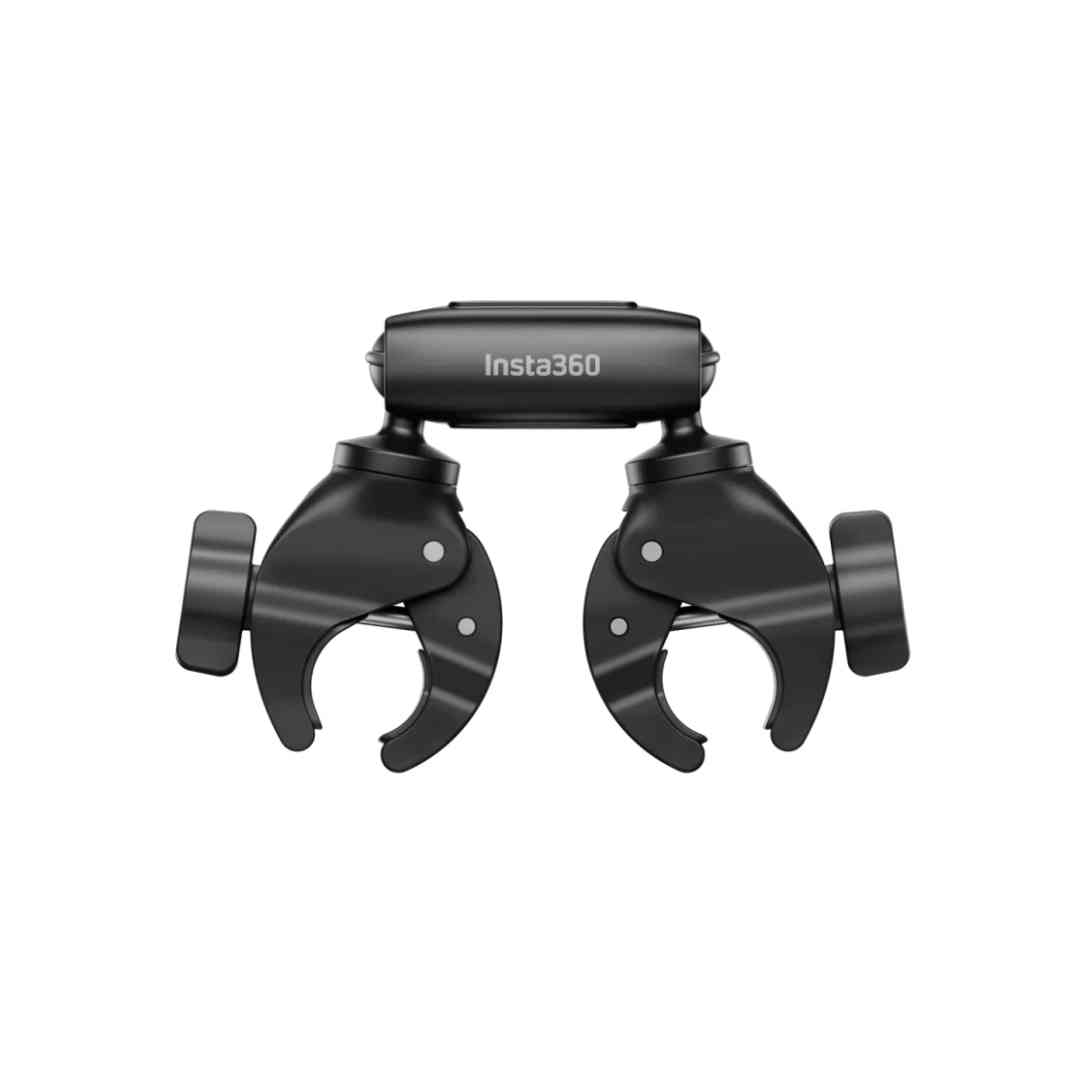 Insta360 Motorcycle Selfie Stick Support Clamp za stabilne snimke na motociklu.