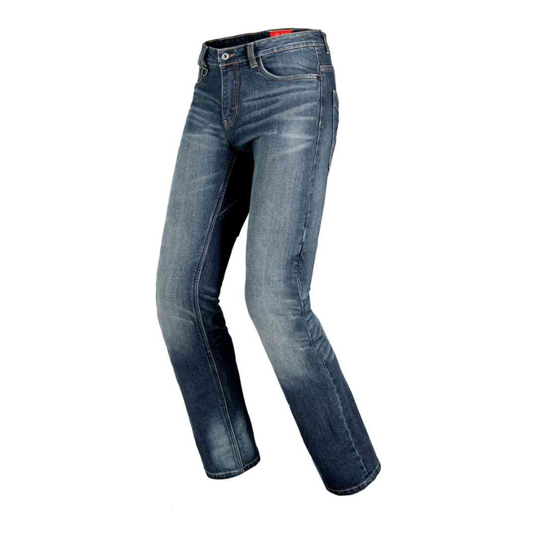 Spidi J-Tracker modre jeans hlače – pogled od spredaj