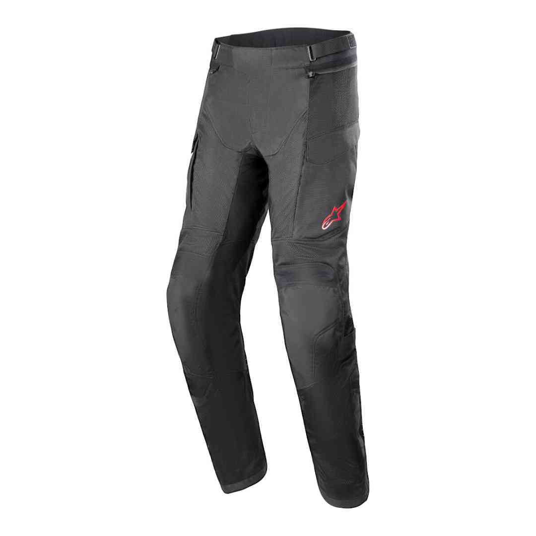 Alpinestars Andes Air Drystar® črne hlače – pogled od spredaj