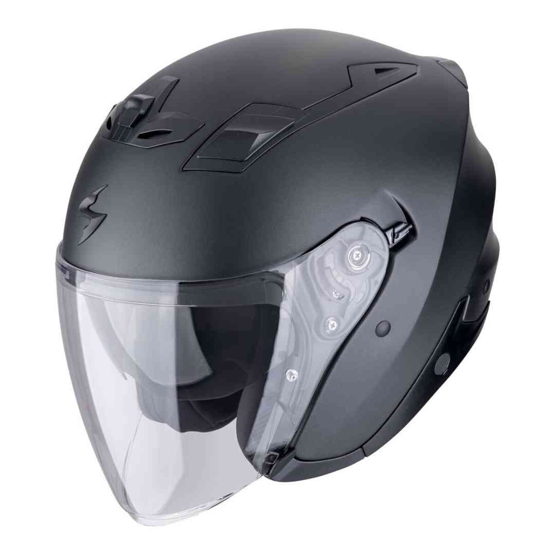 Scorpion EXO Z1 mat crna jet kaciga – prednji pogled