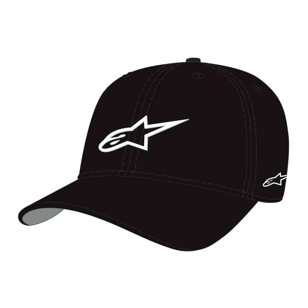 Alpinestars Ageless Curved Bill kapa crna – prednji pogled
