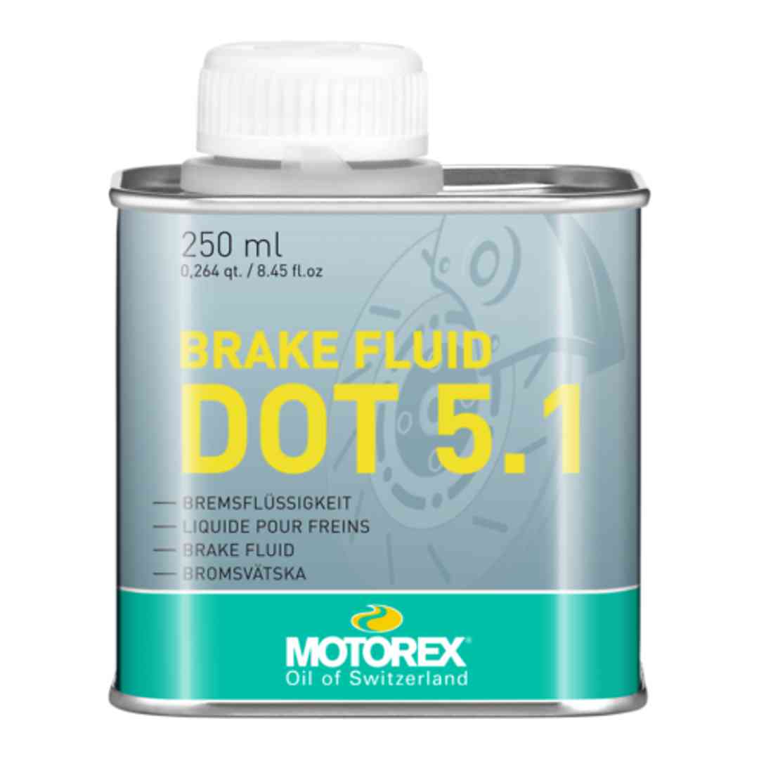 Steklenička Motorex DOT 5.1 – pokončen pogled