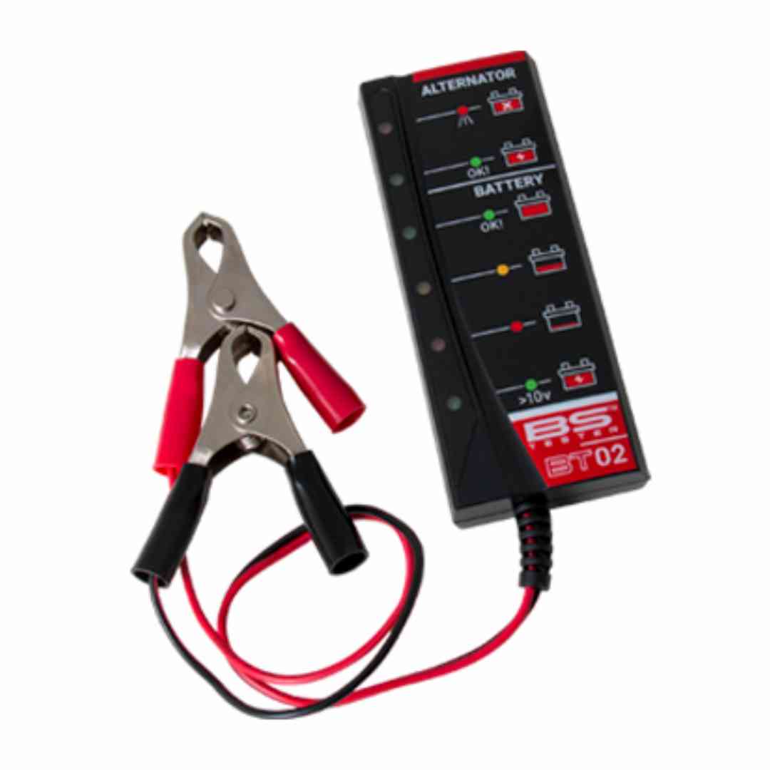 BT02 tester za alternatorje in baterije s kabli