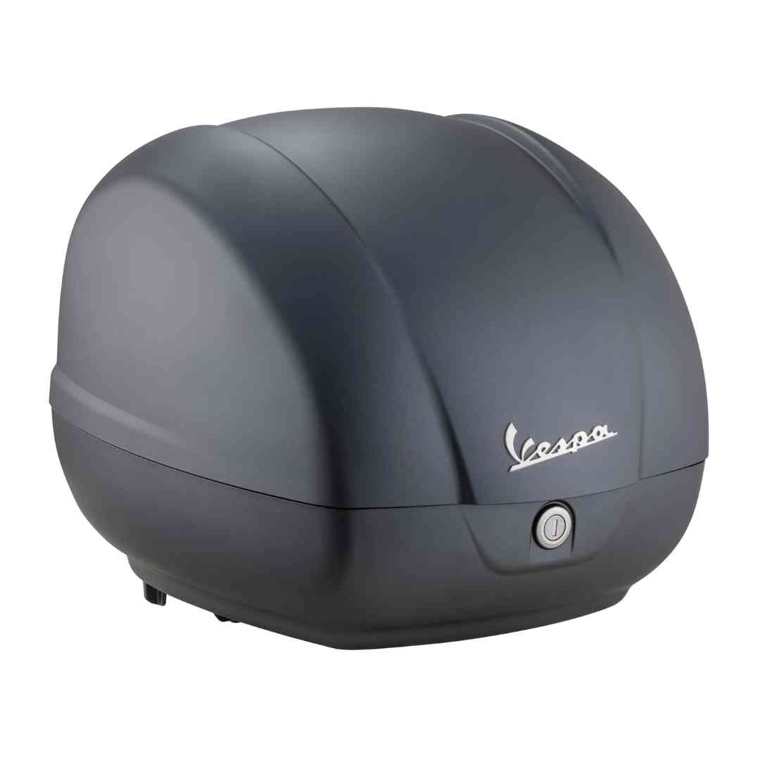 Kovček 36 l za Vespa GTV – pogled s strani