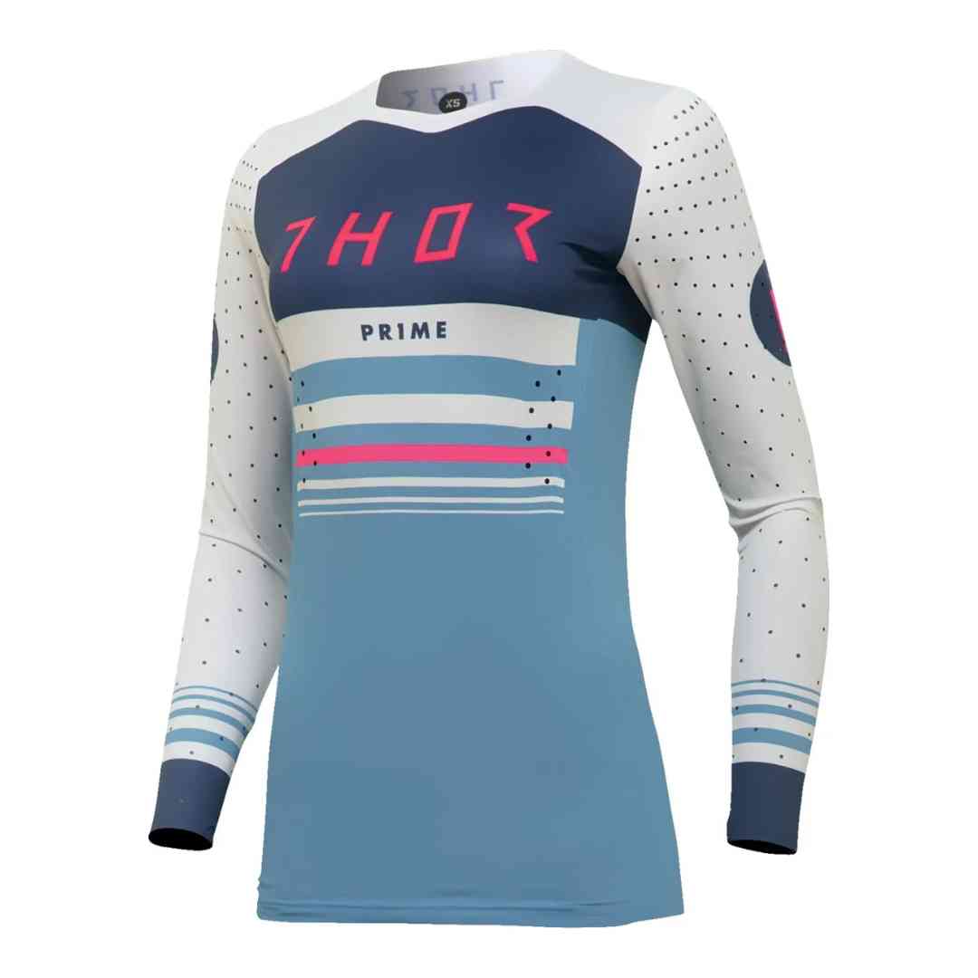 Thor Prime Blaze ženska motocross majica – prednji pogled