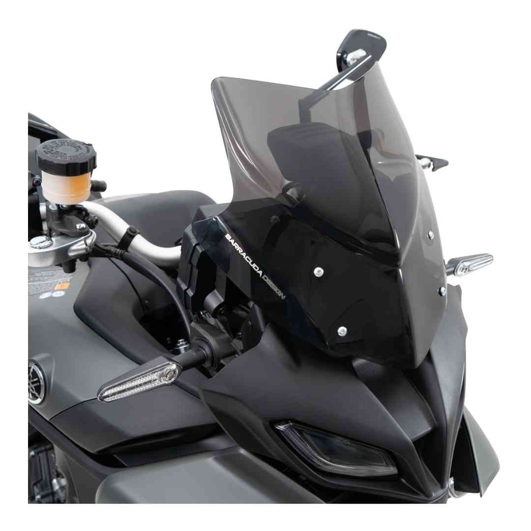 Vizir Barracuda Aerosport – pogled od spredaj na Tracer 900