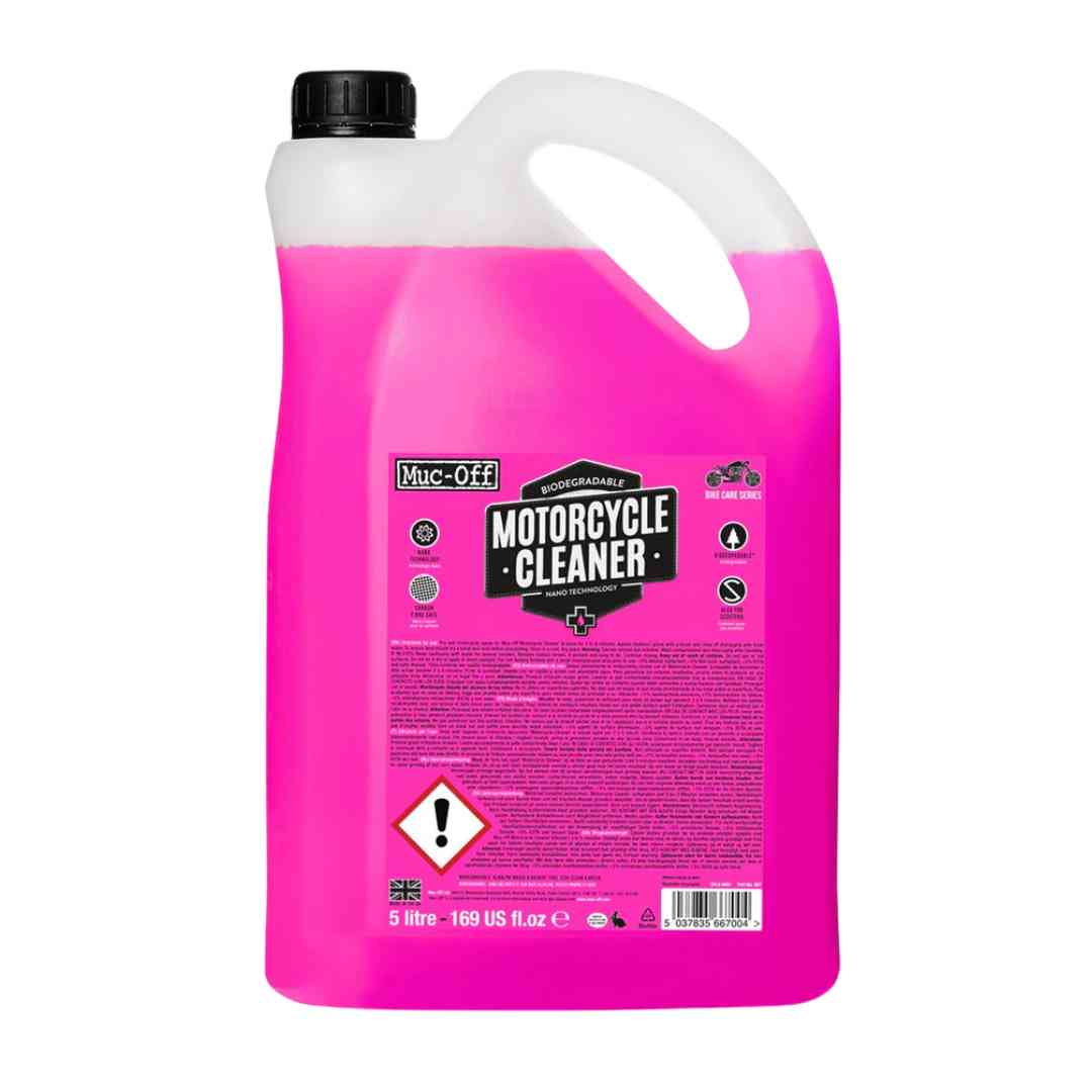 Kanister Muc-Off Motorcycle Cleaner 5 L – prednji pogled