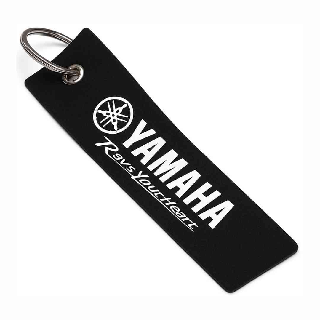 Yamaha Racing črn obesek – pogled spredaj