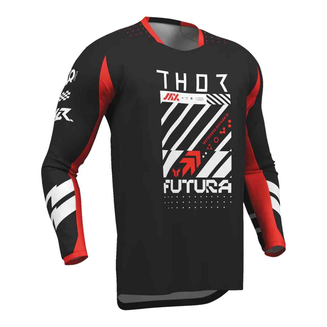 Moška motocross majica Thor Launchmode Futura – pogled spredaj