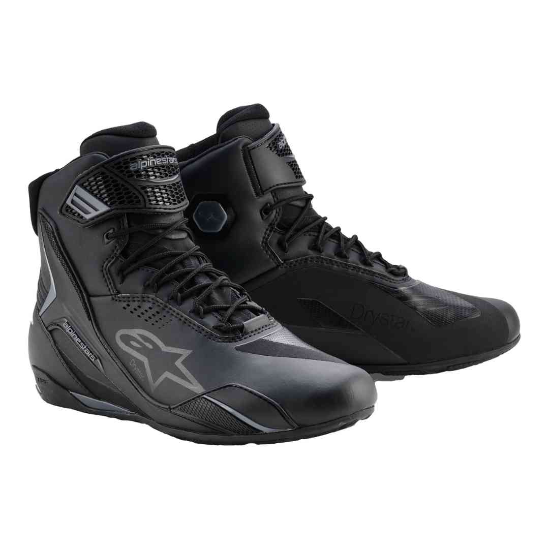 Alpinestars Faster 4 Drystar vodoodporni motoristični čevlji – pogled s strani