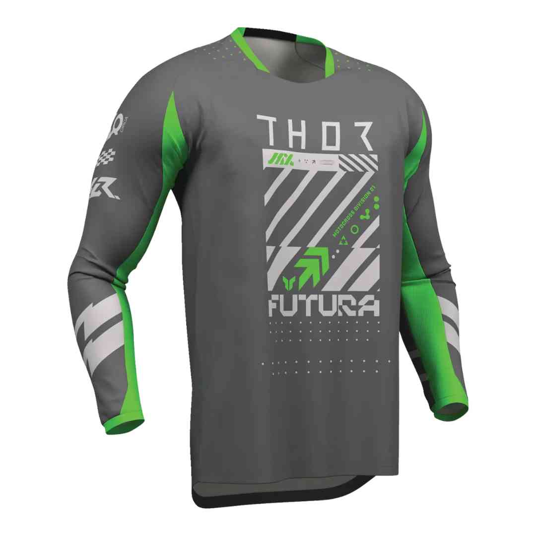 Moška motocross majica Thor Launchmode Futura – pogled spredaj