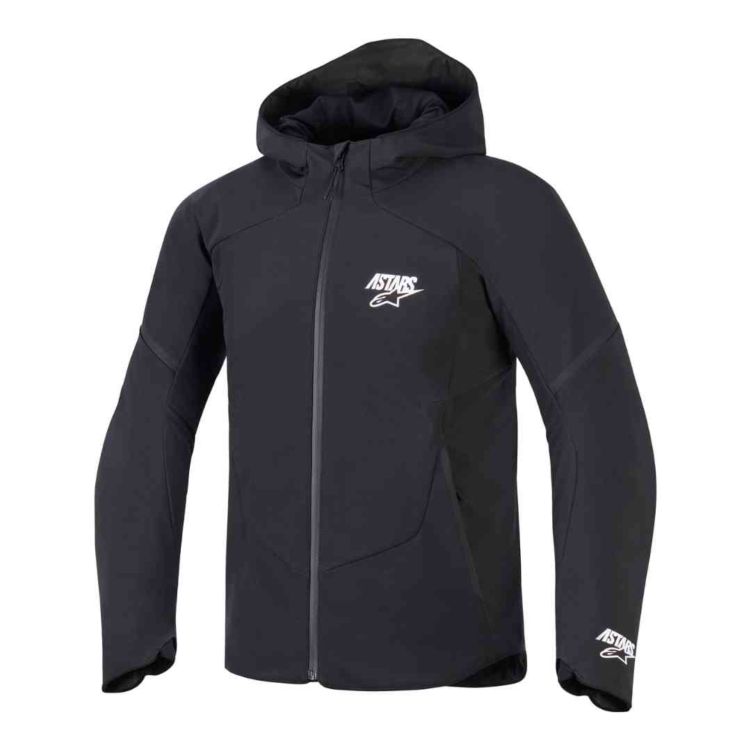 Alpinestars Aeroshell vodoodporna softshell moto jakna – sprednji pogled