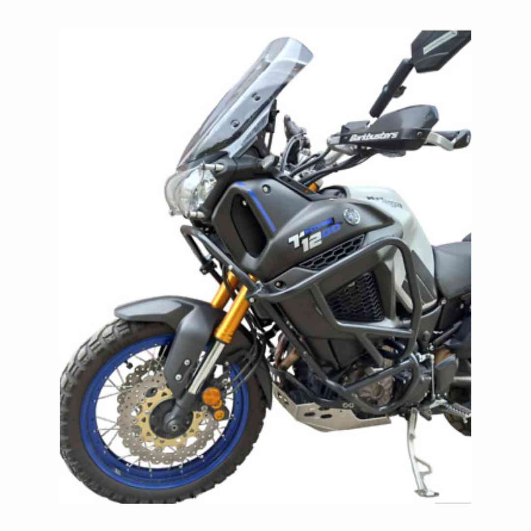 Yamaha XT1200Z z nameščeno zaščito motorja