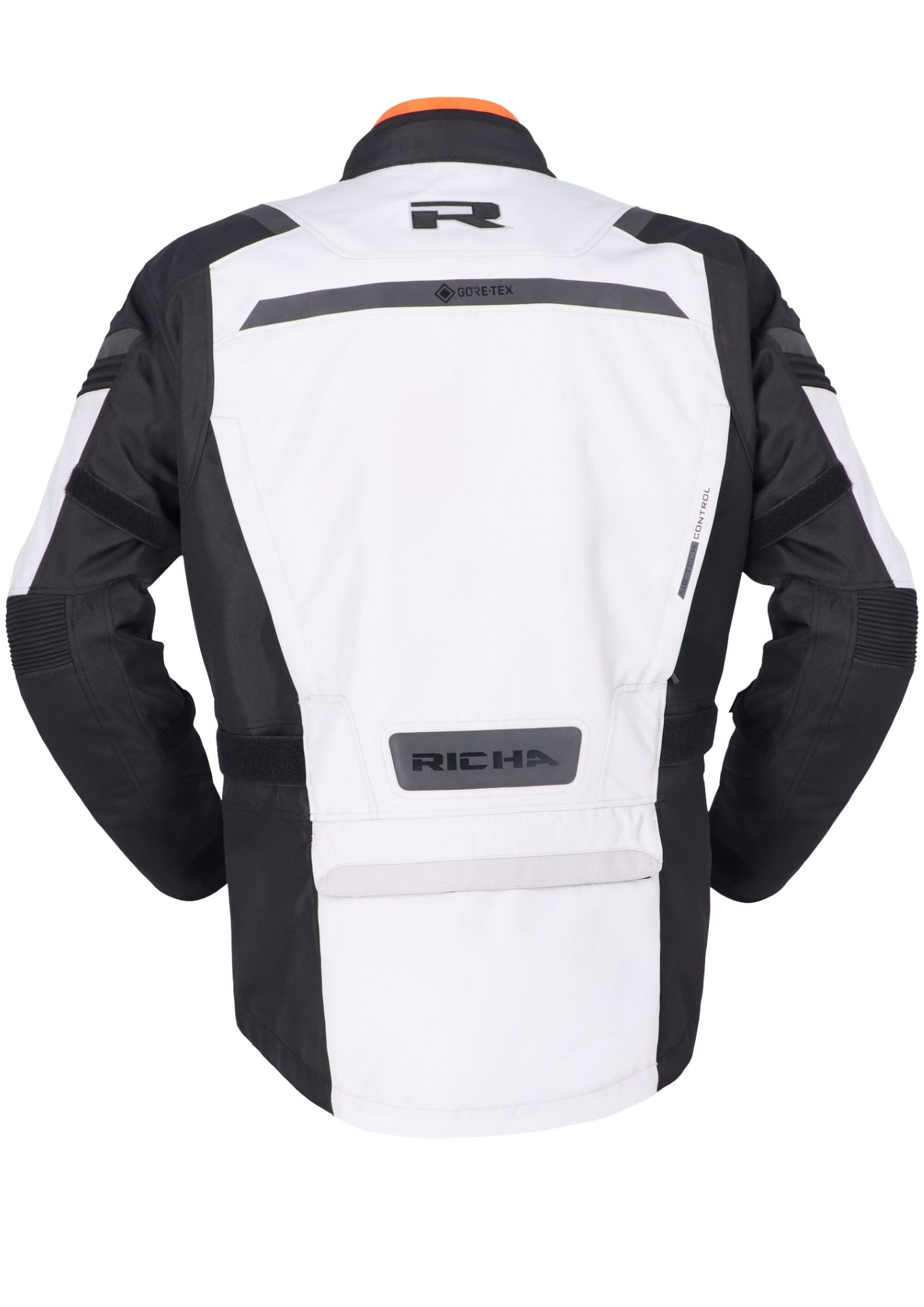 Jakna Richa Brutus GORE-TEX® siva – zaščitni elementi D3O na ramenih in komolcih
