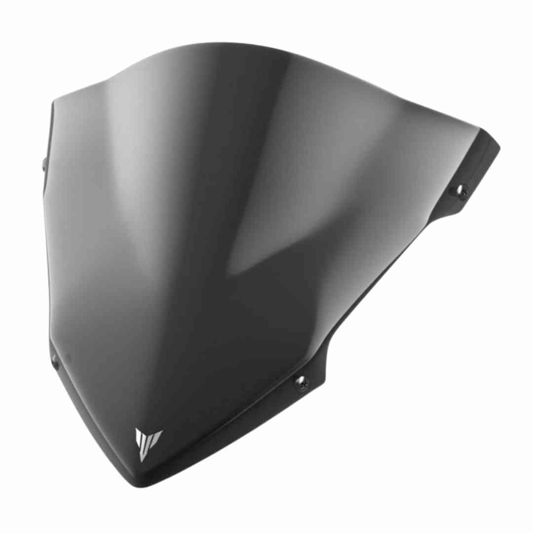 Yamaha MT-03 (2020) sa zatamnjenim sportskim vizirom – prednji pogled