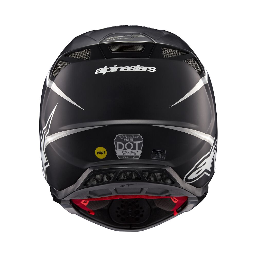 HELMET SM10 AMP BLK/WT S