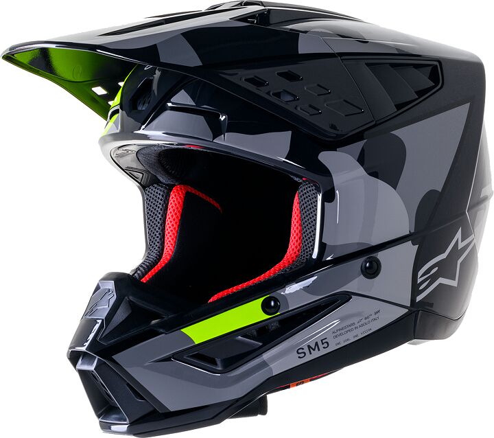 HELMET SM5 ROV2 GY/YLW S