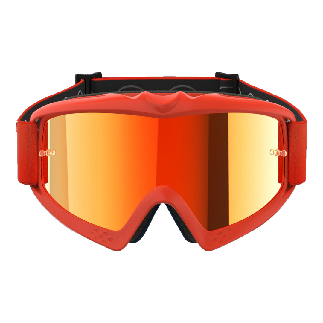 Cross naočale Alpinestars Youth Vision Corp narančasta – zrcalno crvena leća